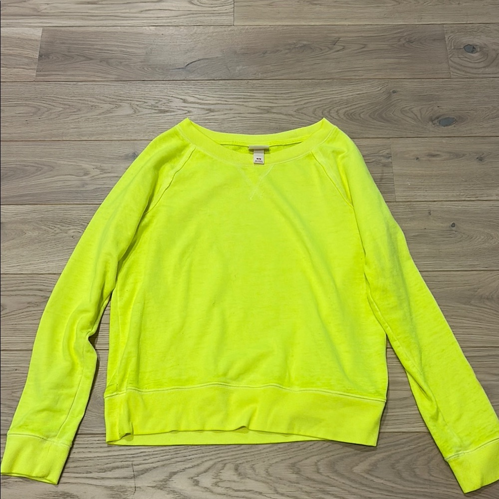Mossimo Supply Co. Neon Yellow Crewneck